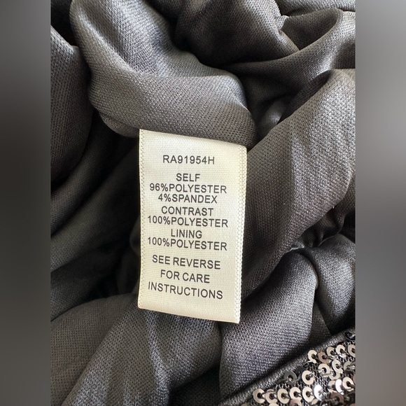 Black Sequined Dolman Sleeve Romper - Picture 12 of 16